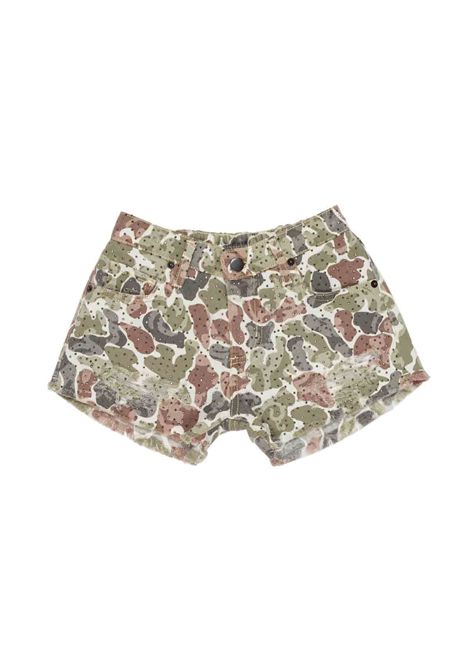 Shorts con applicazioni Lù-Lù BY MISS GRANT | LL4354MIMETICO